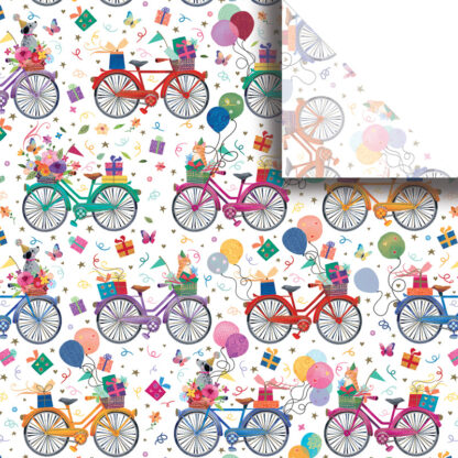 Jillson Roberts Bulk Tissue Paper - Birthday Bicycles Bulk Tissue Paper