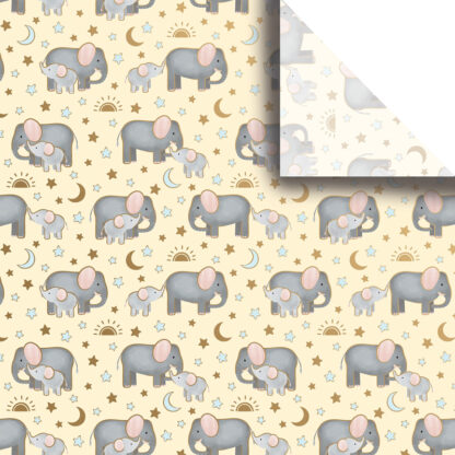 Jillson Roberts Bulk Tissue Paper - Baby Elephants Bulk Tissue Paper