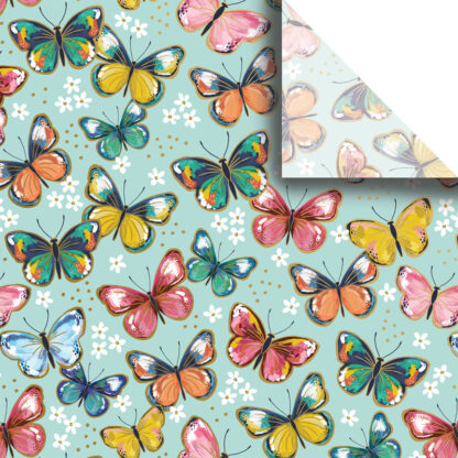 Jillson Roberts Bulk Tissue Paper - Colorful Butterflies