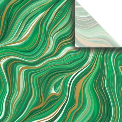 Jillson Roberts BulkTissue Paper -  Marbleized Green Bulk Tissue Paper